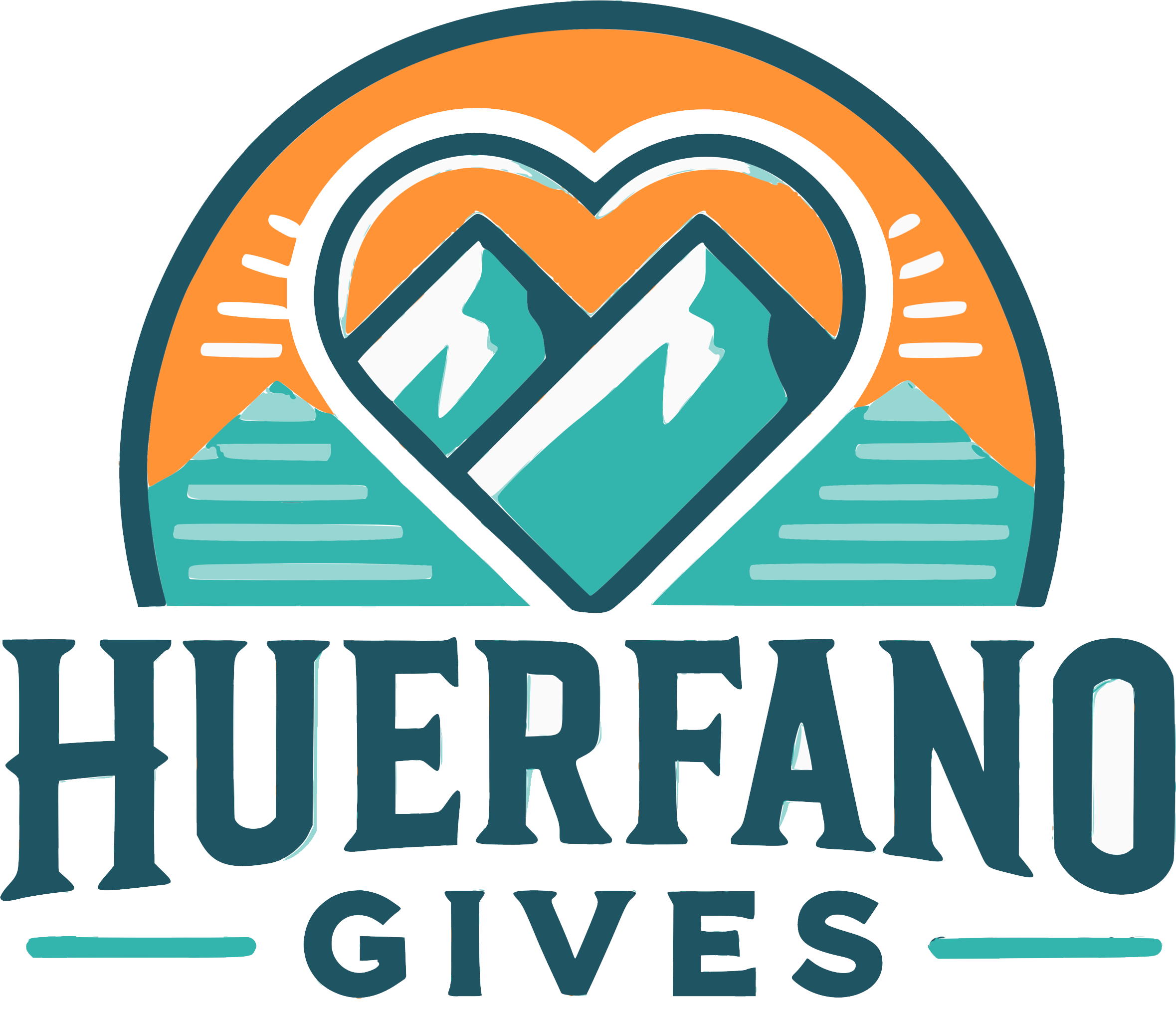 Huerfano Gives Logo